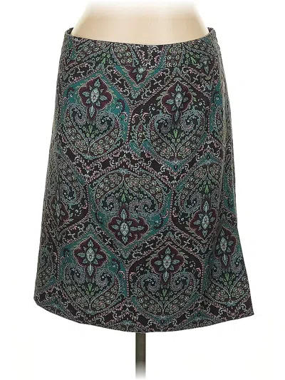 Pre-owned Talbots Formal Skirt In Blue