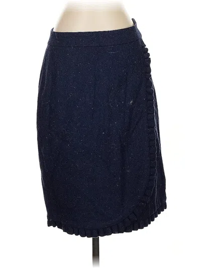 Pre-owned Talbots Formal Skirt In Blue