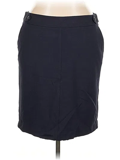 Pre-owned Talbots Formal Skirt In Blue