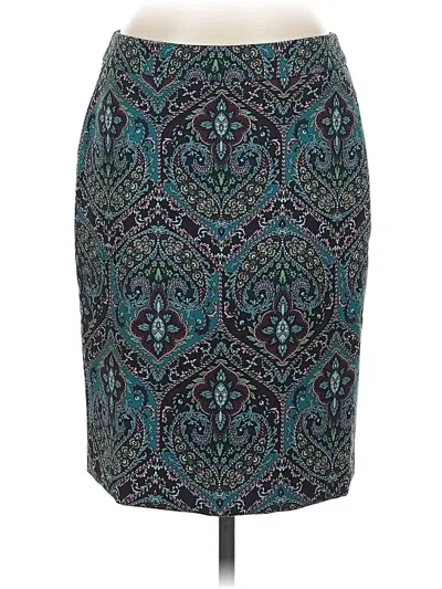 Pre-owned Talbots Formal Skirt In Blue