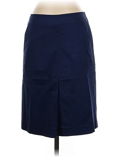 Pre-owned Talbots Formal Skirt In Blue