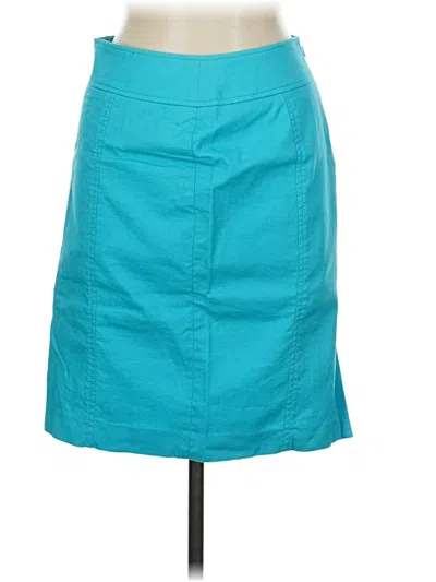 Pre-owned Talbots Formal Skirt In Blue