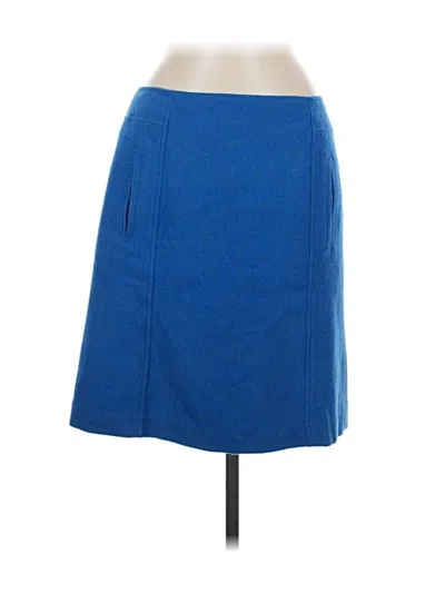 Pre-owned Talbots Formal Skirt In Blue