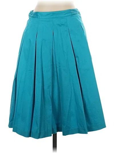 Pre-owned Talbots Formal Skirt In Blue
