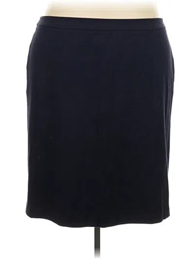 Pre-owned Talbots Formal Skirt In Blue
