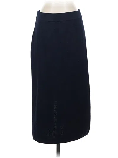 Pre-owned Talbots Formal Skirt In Blue
