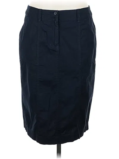 Pre-owned Talbots Formal Skirt In Blue