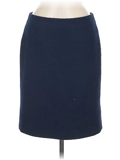 Pre-owned Talbots Formal Skirt In Blue