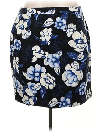 Pre-owned Talbots Formal Skirt In Blue