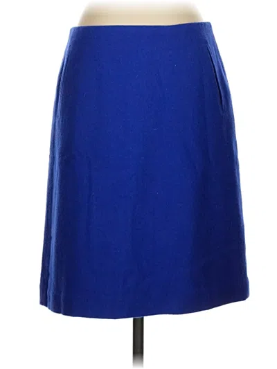 Pre-owned Talbots Formal Skirt In Blue