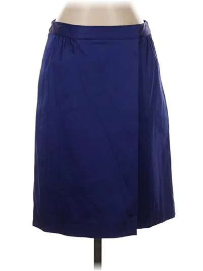 Pre-owned Talbots Formal Skirt In Blue