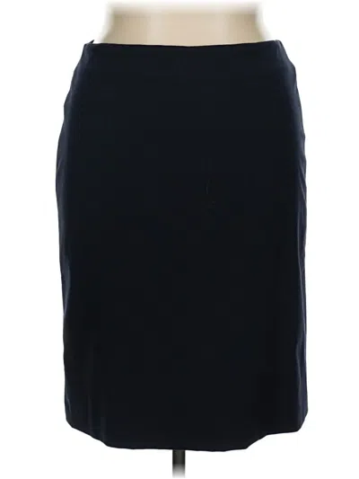 Pre-owned Talbots Formal Skirt In Blue