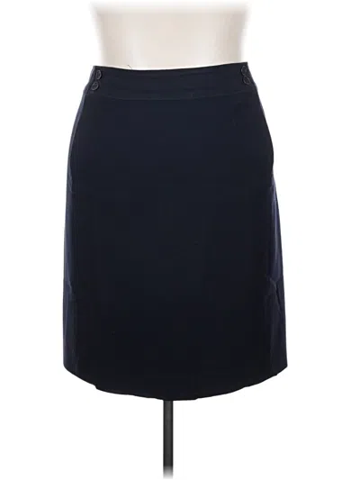 Pre-owned Talbots Formal Skirt In Blue
