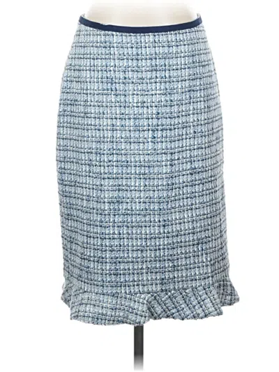 Pre-owned Talbots Formal Skirt In Blue