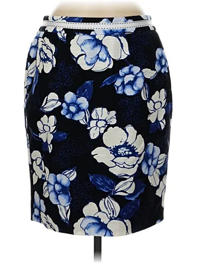 Pre-owned Talbots Formal Skirt In Blue