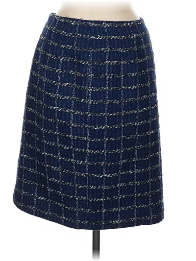 Pre-owned Talbots Formal Skirt In Blue