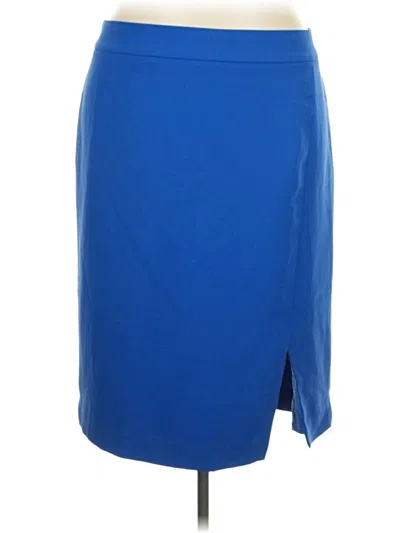 Pre-owned Talbots Formal Skirt In Blue