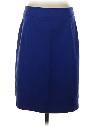 Pre-owned Talbots Formal Skirt In Blue