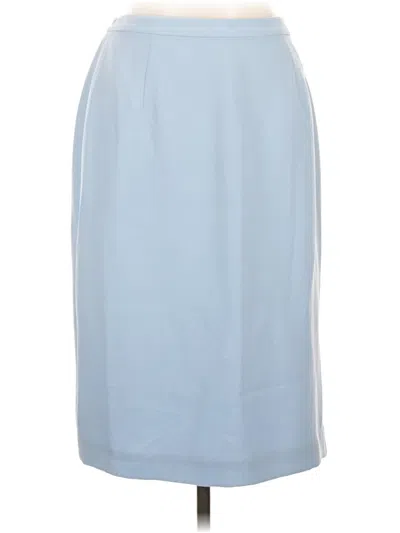 Pre-owned Talbots Formal Skirt In Blue