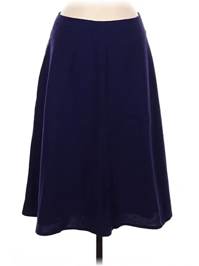 Pre-owned Talbots Formal Skirt In Blue