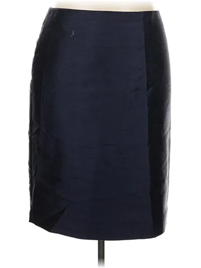 Pre-owned Talbots Formal Skirt In Blue