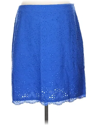 Pre-owned Talbots Formal Skirt In Blue