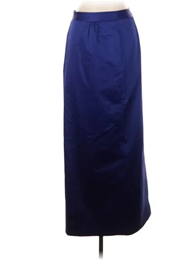Pre-owned Talbots Formal Skirt In Blue