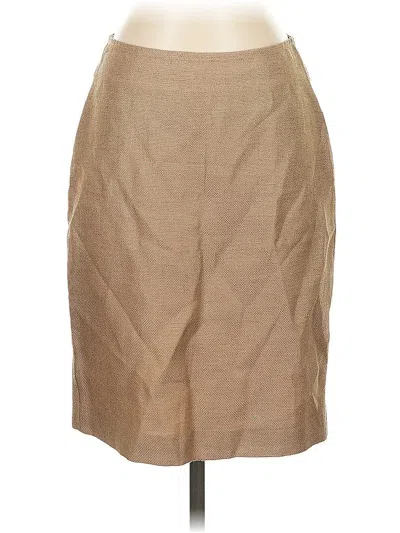 Pre-owned Talbots Formal Skirt In Brown