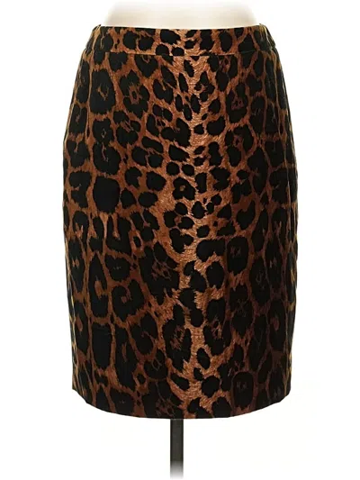 Pre-owned Talbots Formal Skirt In Brown