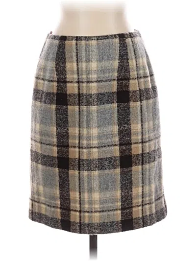 Pre-owned Talbots Formal Skirt In Brown