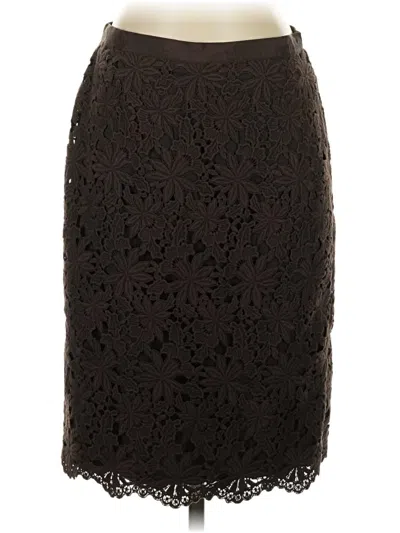 Pre-owned Talbots Formal Skirt In Brown