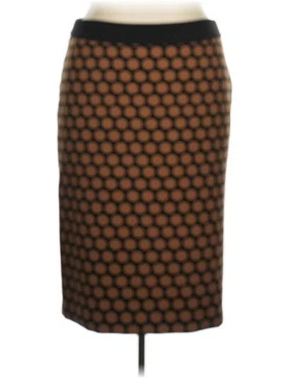 Pre-owned Talbots Formal Skirt In Brown