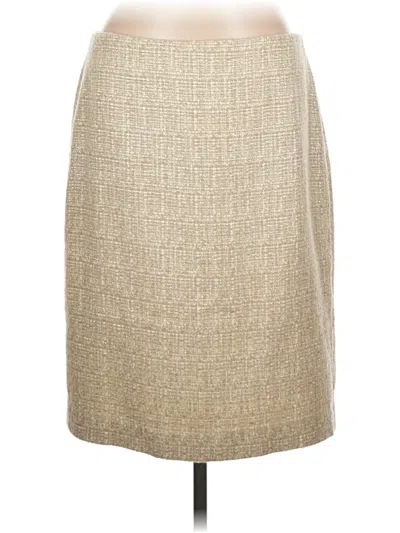 Pre-owned Talbots Formal Skirt In Brown