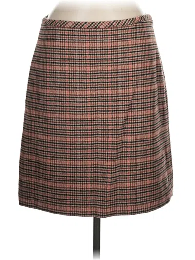 Pre-owned Talbots Formal Skirt In Brown
