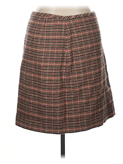 Pre-owned Talbots Formal Skirt In Brown
