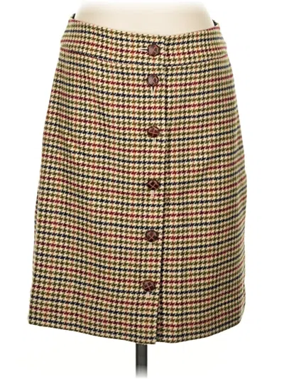 Pre-owned Talbots Formal Skirt In Brown