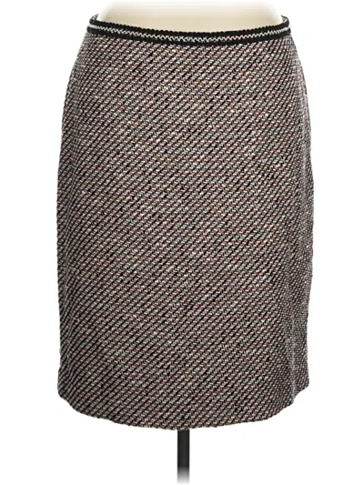 Pre-owned Talbots Formal Skirt In Brown