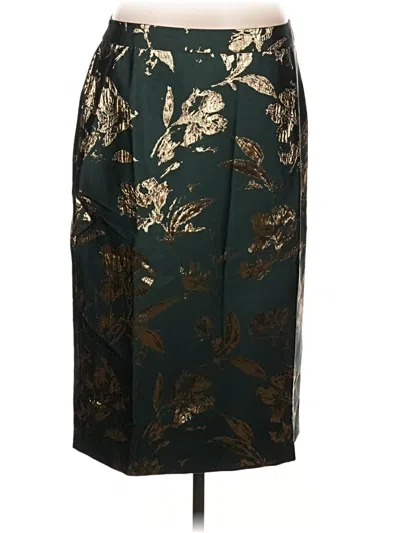 Pre-owned Talbots Formal Skirt In Gold