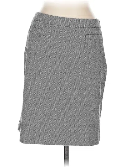 Pre-owned Talbots Formal Skirt In Gray