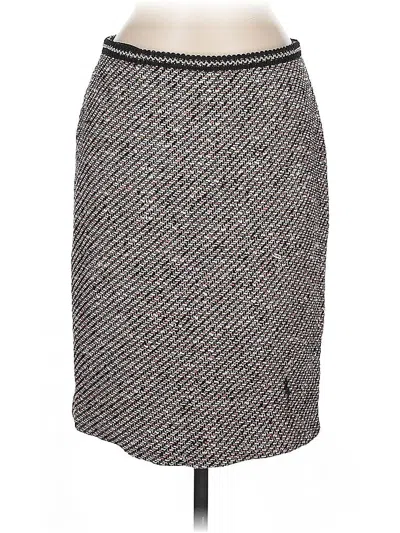 Pre-owned Talbots Formal Skirt In Gray