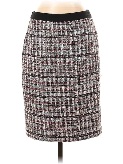 Pre-owned Talbots Formal Skirt In Gray