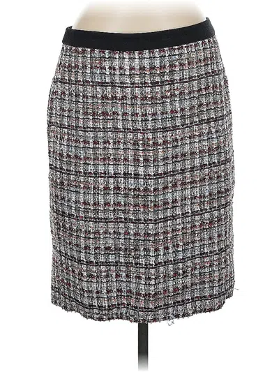 Pre-owned Talbots Formal Skirt In Gray