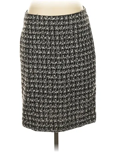 Pre-owned Talbots Formal Skirt In Gray