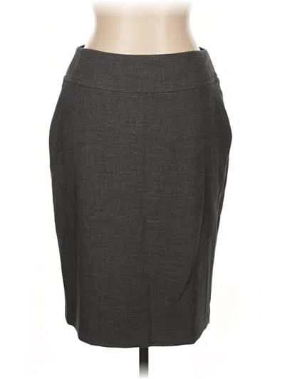 Pre-owned Talbots Formal Skirt In Gray