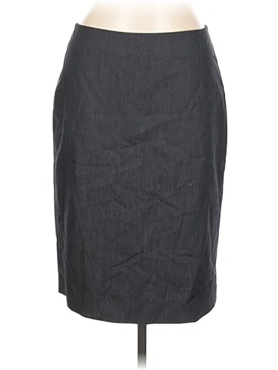 Pre-owned Talbots Formal Skirt In Gray