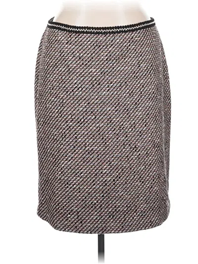 Pre-owned Talbots Formal Skirt In Gray