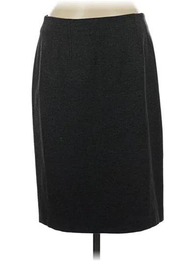 Pre-owned Talbots Formal Skirt In Gray