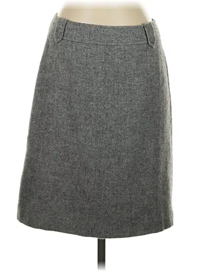 Pre-owned Talbots Formal Skirt In Gray