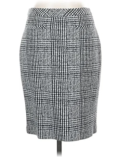 Pre-owned Talbots Formal Skirt In Gray