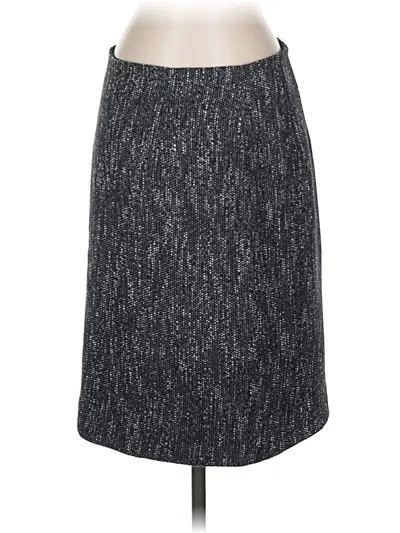 Pre-owned Talbots Formal Skirt In Gray